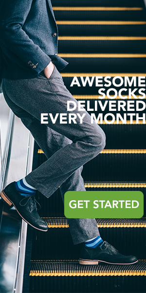 Awesome socks delivered every month. Get Started today.