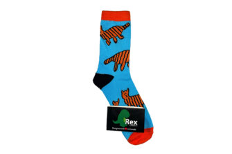 Kids Tigers in the Sky sock from Rex by SOCKBOX