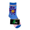 Kids Glitter Flower Power sock from Rex by SOCKBOX