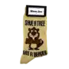 Men's Save a Tree Eat a Beaver sock by Shoc Joc