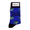 Men's You Croc my World sock by Shoc Joc