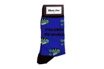 Men's You Croc my World sock by Shoc Joc
