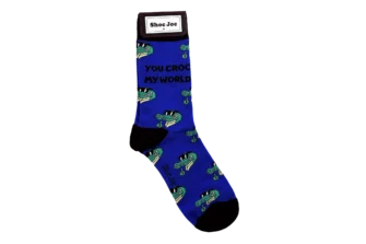 Alternative view of Men's You Croc my World sock by Shoc Joc
